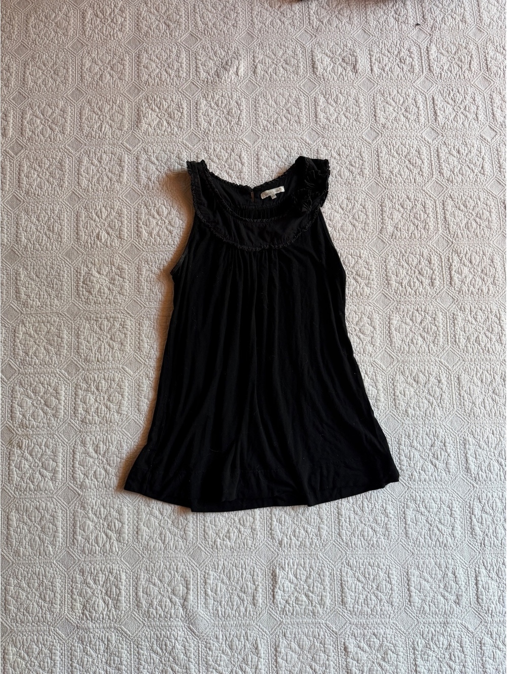 Y2K Good Looks Women's Black Sleeveless flowy top babydoll